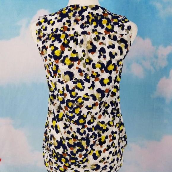 Cabi 5222 Fierce Top, Seeing Spots, Navy Multi, XS - Picture 6 of 9